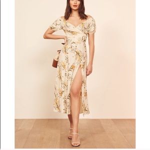 Reformation Pearl dress in aurora